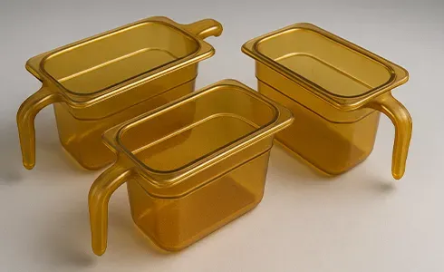 High Heat Food Pans with Handle