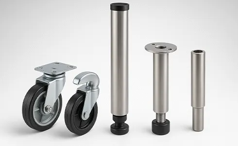 Work Table / Equipment Stand Casters and Legs