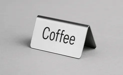 Tabletop Signs