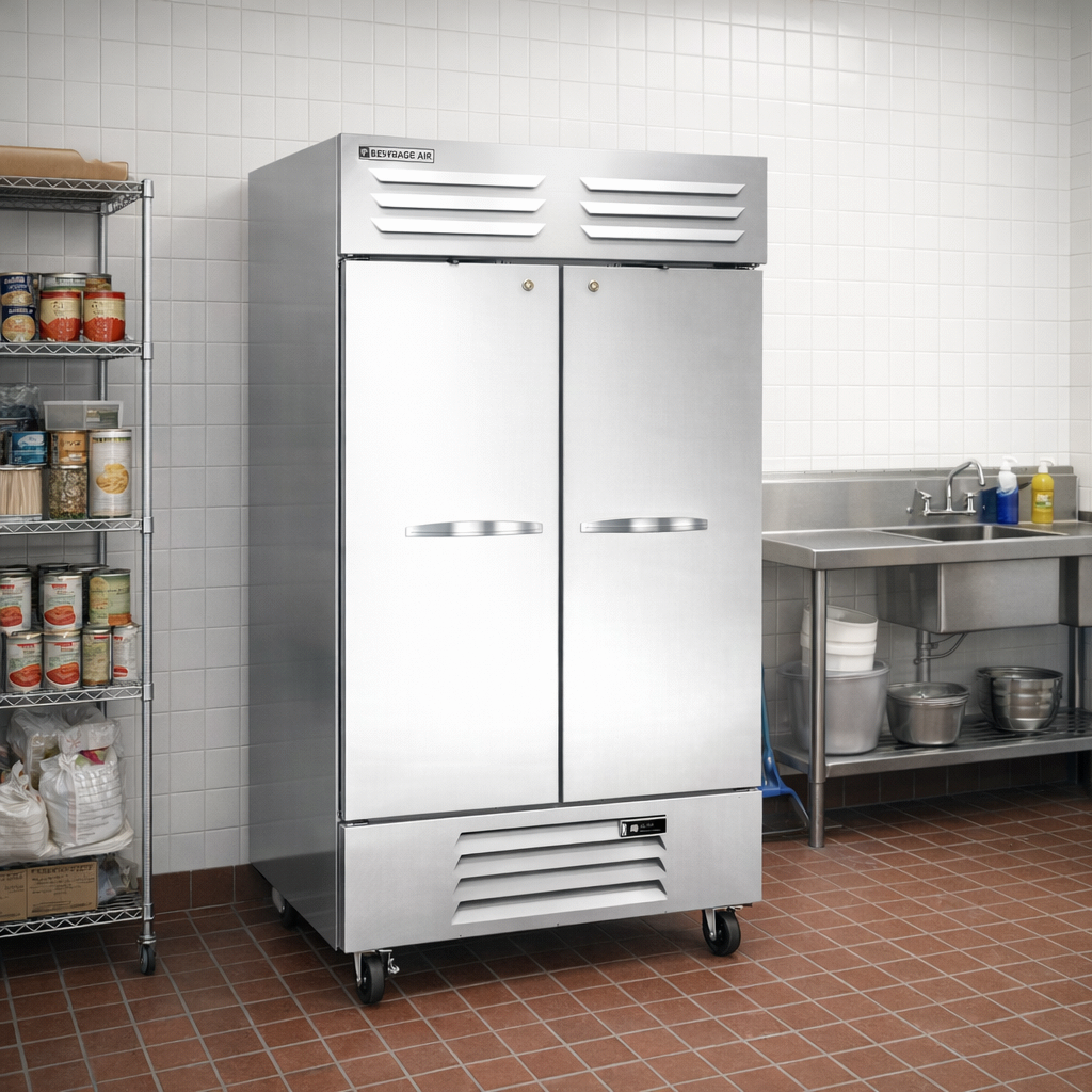 Two-Section Reach-in Refrigerator